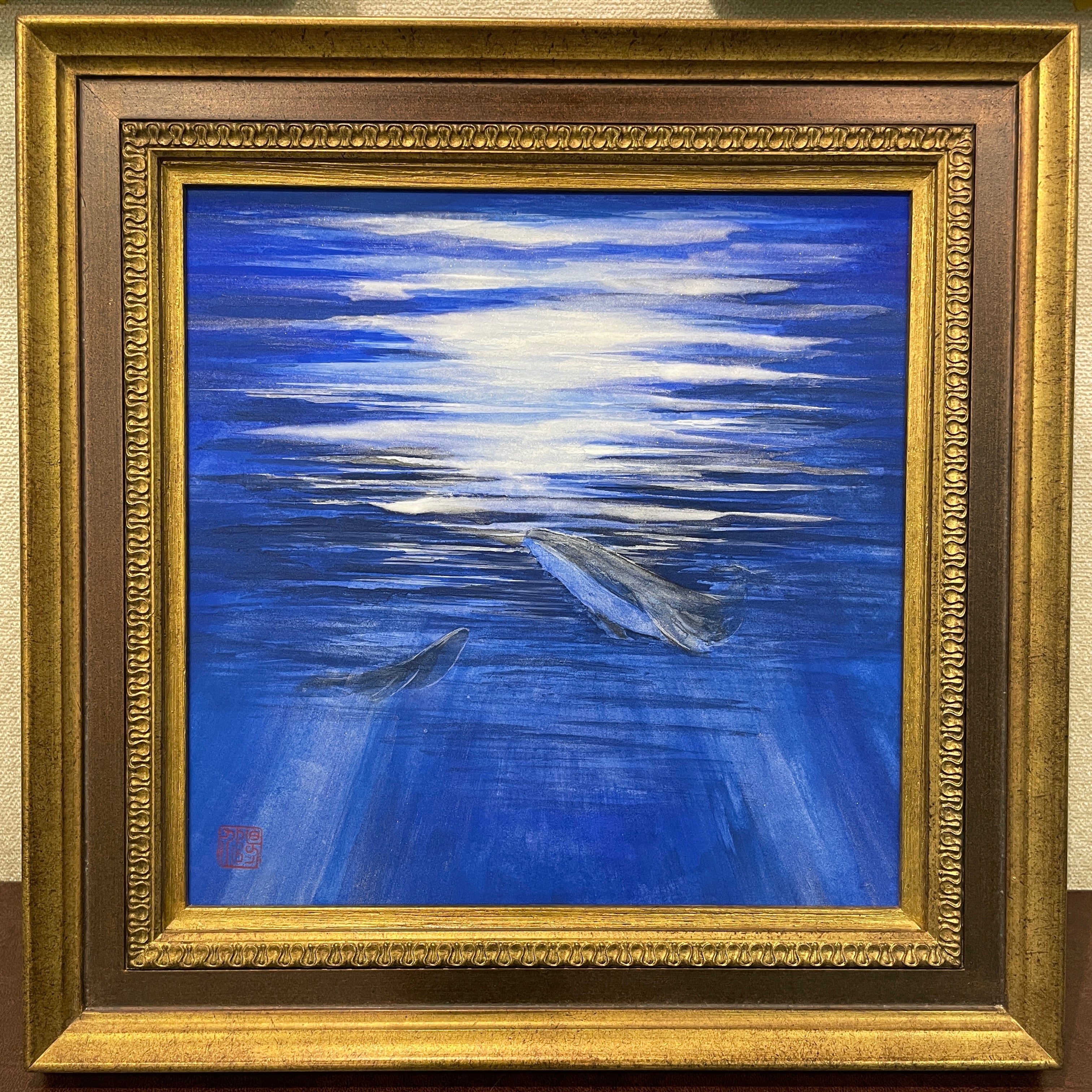 旅するクジラ – 日本画 高野陽介 公式オンラインショップ